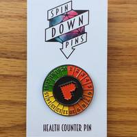 8-bit Heart Health Counter Pin - Thumbnail 2