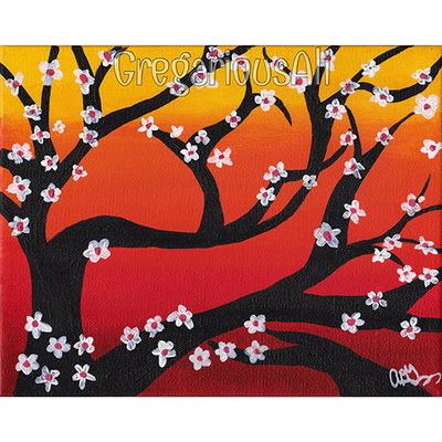 "cherry blossom sunset" | [print] - Thumbnail 4