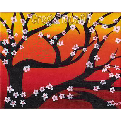 "Cherry Blossom Sunset" | [Print]