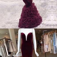 Mermaid prom dress, long prom dress, sweetheart prom dress, charming prom dress, gorgeous prom dress, elegant prom dress, sexy evening dress, PD15062 - Thumbnail 1