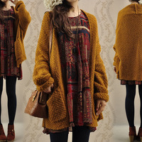 Cute Pockets Solid Cardigan - Thumbnail 4