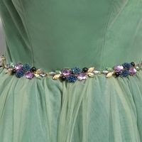 Cute green sweetheart neck short prom dress, homecoming dress - Thumbnail 1