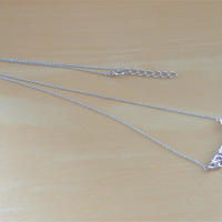 925 Silver Circle Necklace/Sterling SilverJump Ring Necklace/Jump Ring Jewelry/ Circle Jewellery/Jump Ring Jewelery/18 Inch Chain Neklace - Thumbnail 1