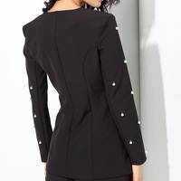 Black Two Piece Blazer Set - Thumbnail 2