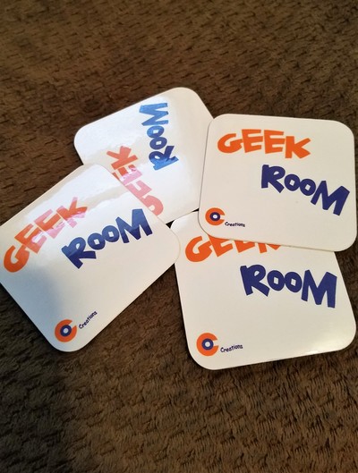 Geek Room Sticker 4-Pack
