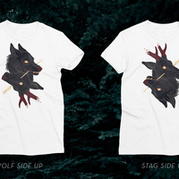 Double Face - White T-Shirt - Thumbnail 1