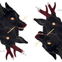 Double Face - White Long Sleeve T-Shirt - Thumbnail 2