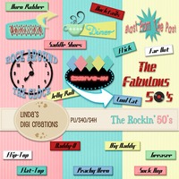 The Rockin' 50's (Digital Scrapbooking Kit) - Thumbnail 2