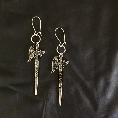 Axeman earrings