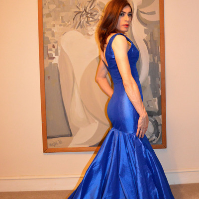 Royal blue mermaid prom dresses,sexy prom dress,evening dress,charming prom dress, long prom dress,prom dresses, elegant prom dress, prom dress z164 - Thumbnail 4