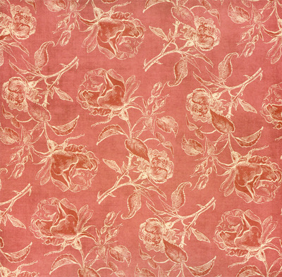 Red Rosefall 12x12" Embossed