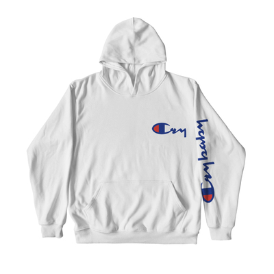Crybaby hoodie white - mjn originals