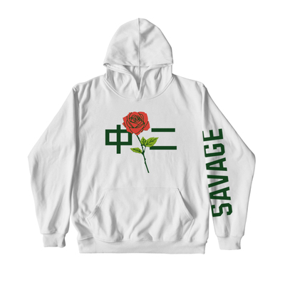 Savage hoodie white - mjn originals