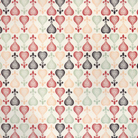 Rainbow Danask & Antique Red 12x12" Double Sided - Thumbnail 1