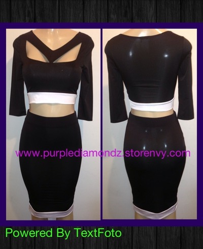 Black and White 2piece