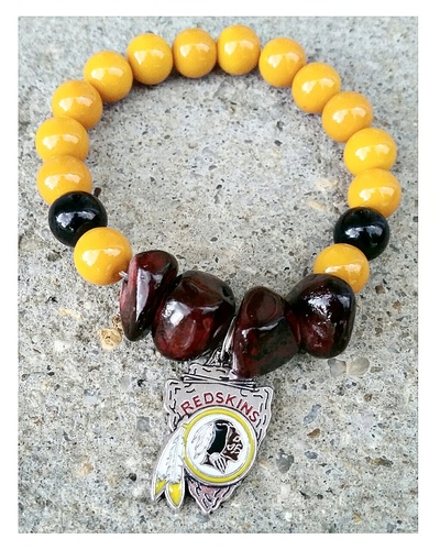 Washington Redskin Themed Arm Candy