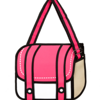 I'M A CARTOON MESSENGER BAG - Thumbnail 1