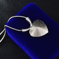  Handmade Fashion Jewelry Titanic the Heart of Ocean Pendant Crystal Gemstone Pendant Silver Chain Necklace for Women Girls - Thumbnail 3