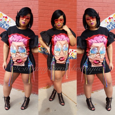 How many licks t-shirt dress 