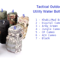 Tactical Outdoor Traveling Utility Water Bottle Bag - Thumbnail 4