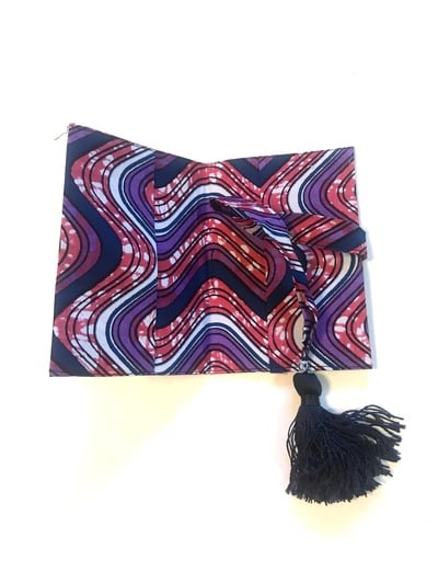 Passport cover - pink, purple, blue, white 