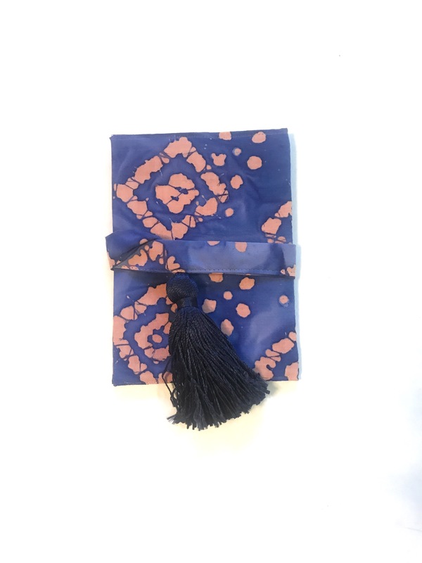 Passport cover - blue watercolor 