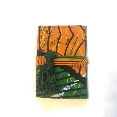Passport cover - yellow green 