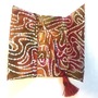 Tiny Winey Wallet clutch - Red watercolor-1