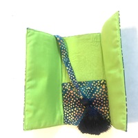 Tiny Winey Wallet clutch - watercolor  - Thumbnail 1