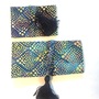 Tiny Winey Wallet clutch - watercolor -2