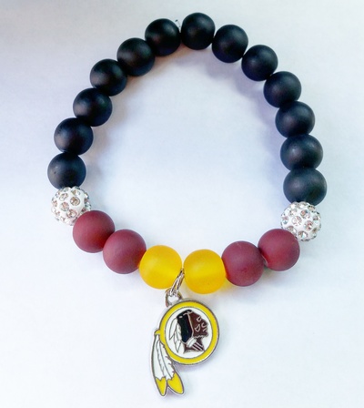 Washington Redskin Themed Arm Candy
