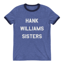 hank williams sisters mens tee