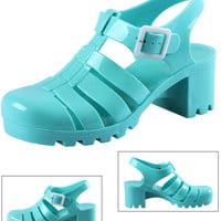 Harajuku retro jelly sandals - Thumbnail 3