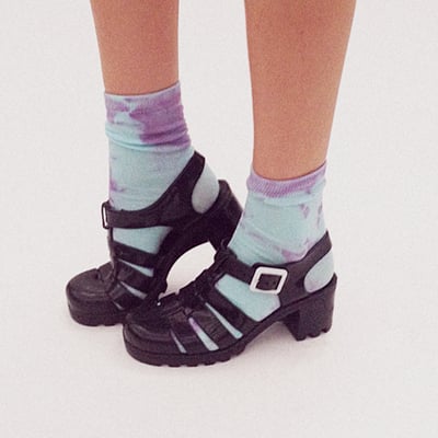 Harajuku retro jelly sandals