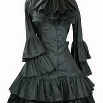 Butterfly sleeve gothic lolita dress
