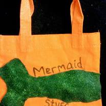 Handmade Mermaid Stuff Canvas Tote Bag
