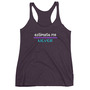 "NEVER underestimate me" Women's tank-4
