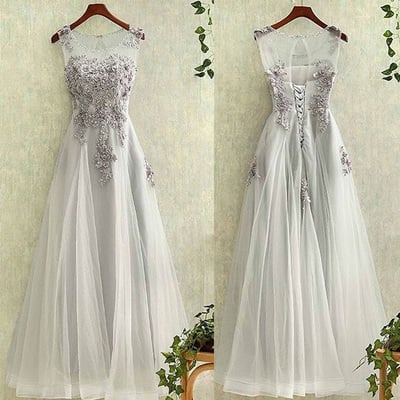 Long prom dress, lace up back prom dress, tulle prom dress, formal prom dress, evening dress, elegant prom dress, popular prom dress, pd15306