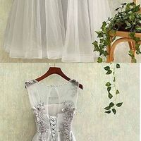 Long prom dress, lace up back prom dress, tulle prom dress, formal prom dress, evening dress, elegant prom dress, popular prom dress, PD15306 - Thumbnail 1