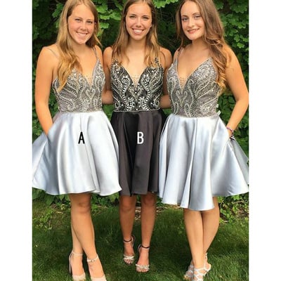 Beaded homecoming dress, short homecoming dress, gorgeous homecoming dress, junior homecoming dress, inexpensive homecoming dress, pd15077