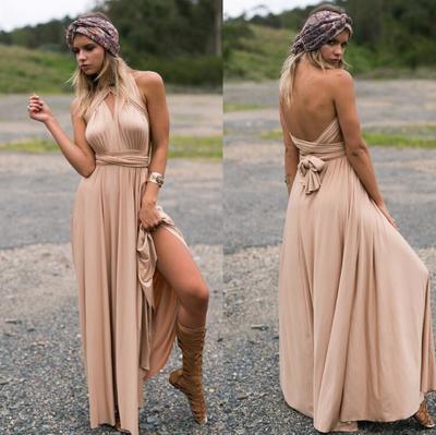Hot Sell Sexy Chiffon Long Prom Dresses for Women Party 