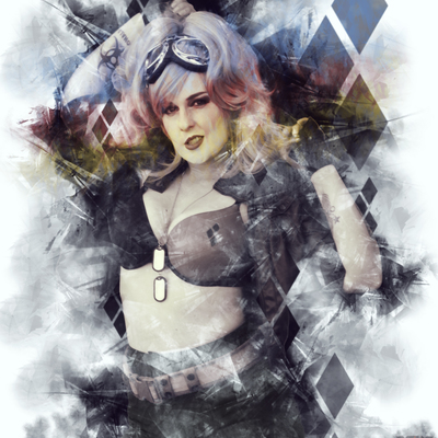 Harley quinn cosplay print