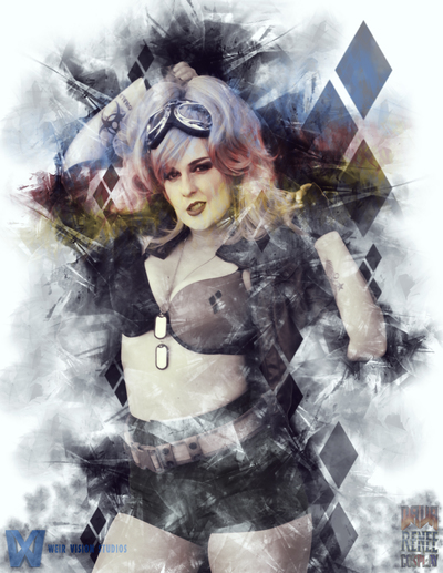 Harley Quinn Cosplay Print