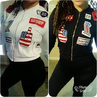 Race Style patch jacket - Thumbnail 1