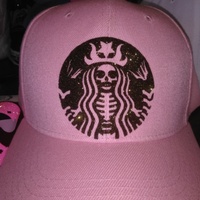 Starbucks custom  skeleton hat - Thumbnail 1