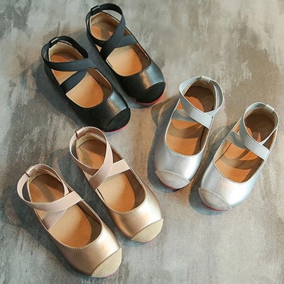 Ballet slipper style shoe