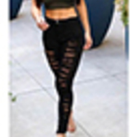 Distressed skinny jeans - Thumbnail 1