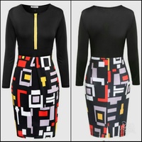 Long sleeved body dress - Thumbnail 2