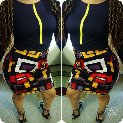 Long sleeved body dress