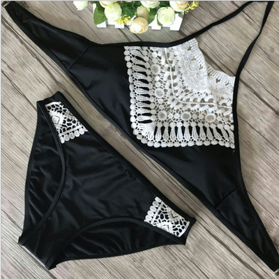 women sexy bikini set lace swimsuit beachwear bathing suit brazilian biquini